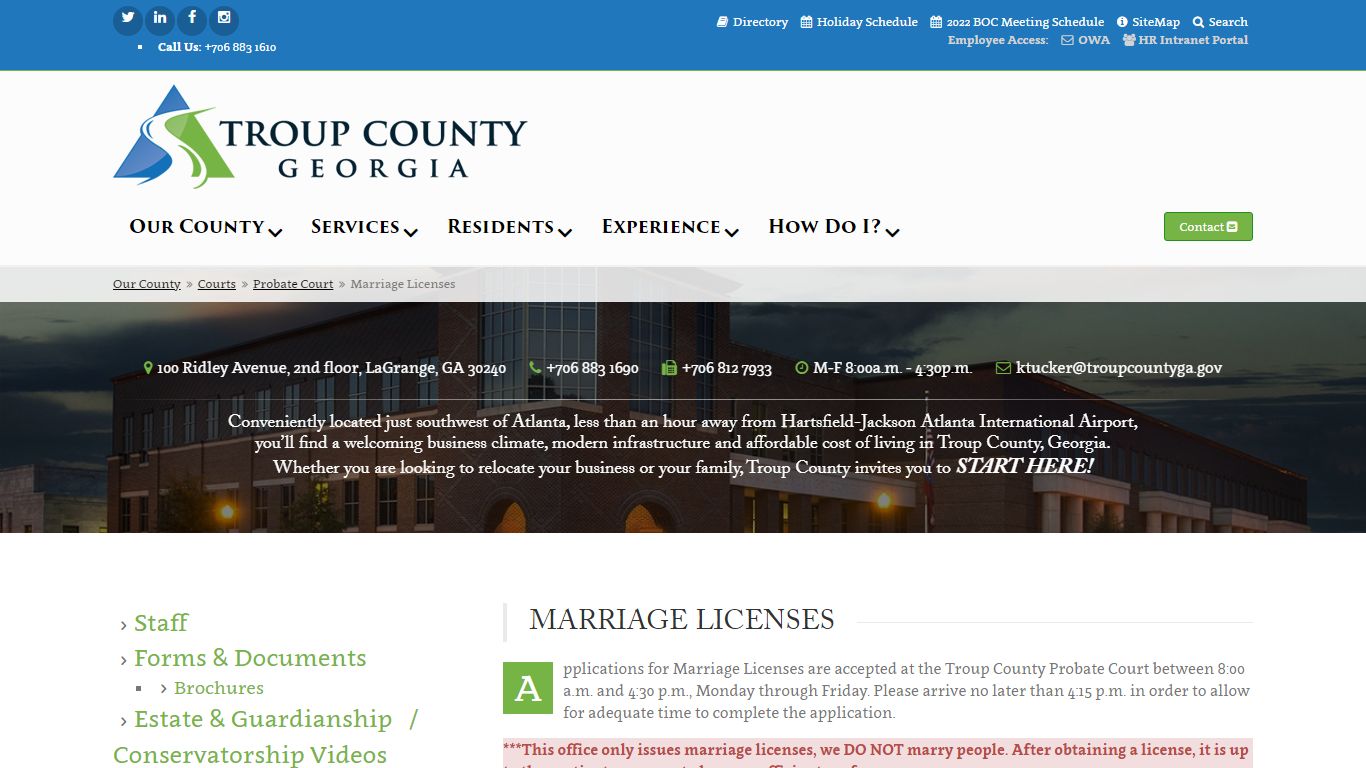 Troup County, Georgia | Government Services Online